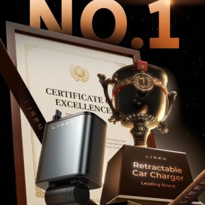 LISEN Retractable Car Charger, 69W Cars Adapter USB C Fast Charger, Car Accessories for Women Men, Christmas for Gifts for Dad Mom, Gifts for Women Men, for iPhone 17 Pro Max Air 16 15 14 13 Plus - Image 7