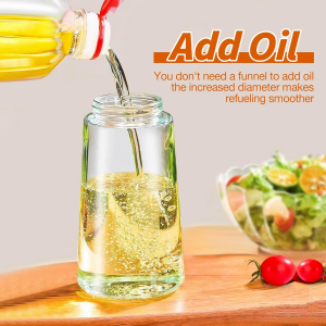 470ml Mist 2 in 1 Olive Oil Dispenser Bottle Premium Glass Oil Spray Bottle Oil Sprayer for Cooking - Image 6