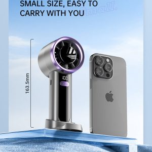 Portable and Rechargable mini Turbo Fan - Image 5