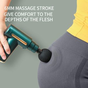 Massage Gun Deep Tissue, Portable Massage Gun with 4 Interchangeable Massage Heads for Deep Muscle Relief & Relaxation, 99 Touches, Best Gift (Gray) - Image 5