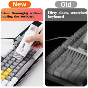 7-in-1 Computer Keyboard Cleaner Brush Kit Earphone Cleaning Pen for Headset iPad Phone Cleaning Tools Cleaner Keycap Kitv - Image 5